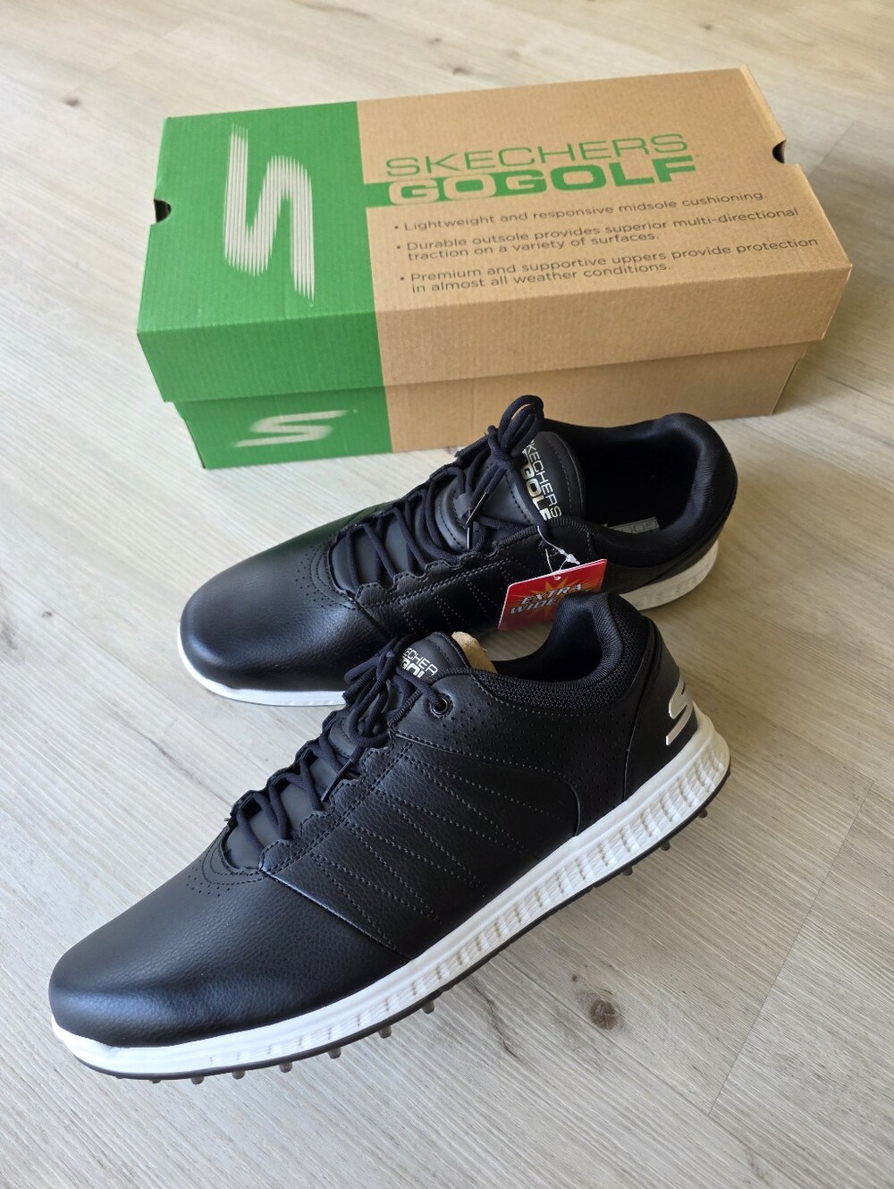 Skechers Men's Pivot Spikeless Golf Shoes Size 11.5 Extra Wide